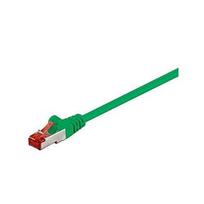 kabelis cat6 1m - Goobay 1m CAT 6 Patchkabel, S/FTP (PiMF), Grün - 1 nuotrauka