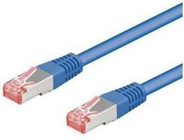 Goobay 1m CAT 6 Patchkabel, S/FTP (PiMF), Blau