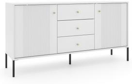 Komoda Iseo IS03 2D3S, balta, 39 cm x 154.5 cm x 79 cm
