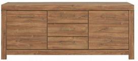 Komoda Gent, ąžuolo/pelenų, 200 cm x 45 cm x 85 cm
