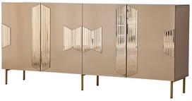 Komoda Kalune Design Vienna, aukso/bronzos, 180 cm x 40 cm x 80 cm