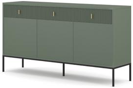 Komoda Maggiore MA03, žalia, 39 cm x 154.5 cm x 82.6 cm