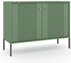 Komoda Iseo IS02, žalia, 39 cm x 104.5 cm x 79 cm