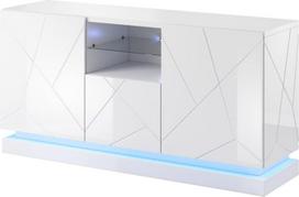 komoda 150 - Komoda Cama Meble QIU, balta, 150 cm x 41.5 cm x 75 cm - 1 nuotrauka