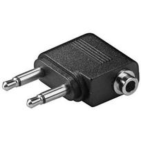 goobay Adapteris 2x3.5mm male ->3.5mm blue - airplane adapter