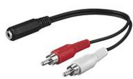 Goobay Audio cable adapter, 3.5 mm 50092