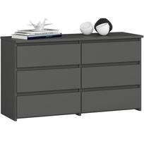 komoda akord cl100 - Komoda Akord CL100, tamsiai pilka, 100 cm x 35 cm x 57 cm - 1 nuotrauka