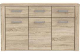 Komoda Forte PRTK234-D30, ruda, 41 cm x 136 cm x 83 cm