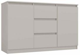 Komoda Akord Malwa 2D3S, rusva, 120 cm x 40 cm x 75 cm