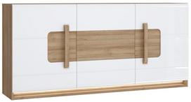 Komoda Forte Conforama ATNK231B-M743, balta, 194.6 cm x 41.5 cm x 91.6 cm