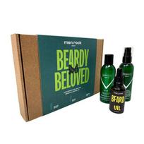 Rinkinys Men Rock Sicilian Lime Beard Kit: barzdos šampūnas, 100 ml   barzdos balzamas, 100 ml   barzdos aliejus, 30 ml
