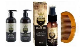 Rinkinys barzdos priežiūrai By My Beard vyrams: šampūnas, 300 ml   kondicionierius, 300 ml   aliejus, 30 ml   nelankstomos šukos
