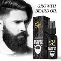 „PURC Growth“ barzdos aliejus „Grow Beard Thistor & More“ Visiškai storinančių plaukų barzdos aliejus vyrams Barzdos priežiūros priemonė Barzdos priežiūra 30ml