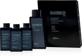 Människan - Dažai plaukams ir barzdai - atspalvis 5/6 [3 x 50 ml ir aktyvatorius dažams, 150 ml - rinkinys dėžutėje]