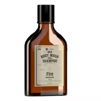 HISKIN_Men Whisky kūno prausiklis, plaukų ir barzdos šampūnas 3in1 Fire 330ml