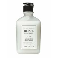 Drėkinantis ir gaivinantis barzdos šampūnas Depot No. 501, 250 ml