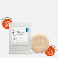 Gruum Bard Beard And Hair Wash plaukų ir barzdos kietas šampūnas, 50 g