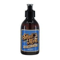 SKULL MEN BLUE OCEAN vyrų barzdos šampūnas, 200 ml