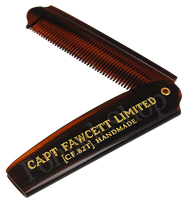 Captain Fawcett Folding Pocket Beard Šukos Sulankstomos kišeninės barzdos šukos, 1vnt.