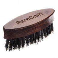 RareCraft Kelioninis buko medienos barzdos ir ūsų šepetys, Tamsus - 1 vnt.