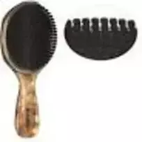 Olivia Garden Barber Palm Wave Brush - stilingas medinis palmių barzdos šepetys, 0ml