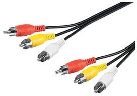 goobay Cable 3xCinch -> 3xCinch 2m