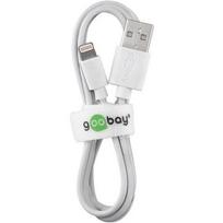 8 pin kabelis - Goobay 72905 USB charging and sync cable, USB A to Lightning,MFI certification, 0.5m Goobay USB charging and sync cable - 2 nuotrauka