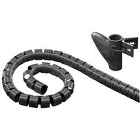 Goobay 51924 WireTube, juodas, Hanging Box - 2.5 m