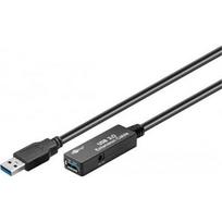 active usb cable - Goobay Active USB 3.0 extension cable 95727 5 m, Juodas - 2 nuotrauka