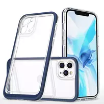 iphone 11 pro max deklai - Hurtel "Clear 3in1 Case for iPhone 11 Pro Max" Mėlynas (Blue) - 1 nuotrauka