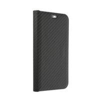 s21 telefonas samsung - Forcell "LUNA Book Carbon" dėklas Samsung Galaxy S21 Juodas (Black) - 2 nuotrauka