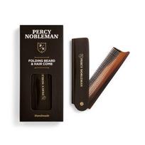 Percy Nobleman Folding Beard & Hair Comb Sulankstomos barzdos ir ūsų šukos, 1vnt