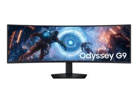 144hz monitoriai - Samsung Odyssey G9 LS49FG916EUXEN 49", VA, 32:9, 5120 x 1440, Juodas (Black) - 1 nuotrauka