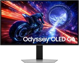 monitorius 27 - Samsung Odyssey G6 LS27FG602SUXEN 27", OLED, 500Hz - 1 nuotrauka