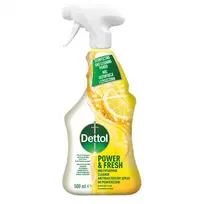 Dettol Power & Fresh antibakterinis paviršiaus purškiklis Citrus, 500 ml