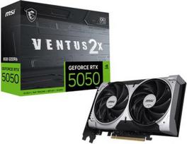 rtx gpu - MSI GeForce RTX 5050 8GB VENTUS 2X OC GDDR6 - 3 nuotrauka