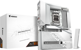 stealthai - Gigabyte B850 AORUS STEALTH ICE Wi-Fi 7 ATX - 1 nuotrauka
