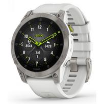 garmin epix 2 gen - Garmin epix Gen 2 45mm Sapphire Baltas (White) - 2 nuotrauka