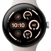 google watch - Google Pixel Watch 3 45mm Wi-Fi Sidabrinis (Silver) - 2 nuotrauka