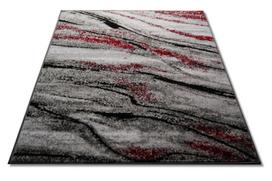 Kilimas vidaus Fruzan 02 0114, 300 cm x 200 cm, juodas/pilkas/raudonas (Black/Grey/Red)
