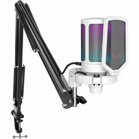 fifine white - FIFINE AmpliGame A6T RGB Baltas (White) - 2 nuotrauka