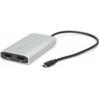 isorine vaizdo - OWC Adapteris Thunderbolt 3 > Dual HDMI 4K Sidabrinis/Juodas (Silver/Black) - 1 nuotrauka
