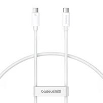 Baseus Superior USB-C į USB-C duomenų perdavimo kabelis 1 m 240 W Baltas (White)