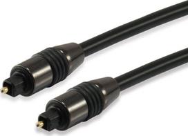 digital audio laidas - Equip 147923 Toslink garso kabelis 5m Juodas (Black) - 2 nuotrauka