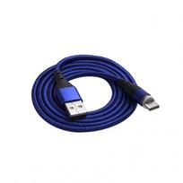 usb c magnetinis laidas - Akyga AK-USB-42 USB 2.0 kabelis 1m USB A - C Mėlyna (Blue) - 1 nuotrauka
