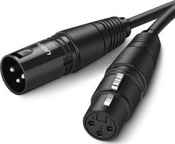 jung juoda lizdas - Ugreen AV130 XLR mikrofono prailgintuvas 10m Juodas (Black) - 1 nuotrauka