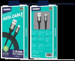 Jellico B12 Lightning prie USB-A 2m Juodas (Black)