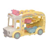 SYLVANIAN FAMILIES 3-kerros autobusas Rainbow Fun Kindergarten (5744)
