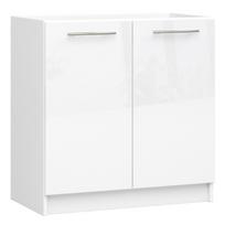 virtuvine spintele 80 cm - Virtuvinė spintelė Akord Oliwia S80, balta (White) - 1 nuotrauka