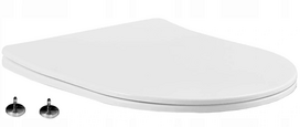 klozetai senukai - Unitazo dangtis Mexen Slim, balta (White) - 2 nuotrauka